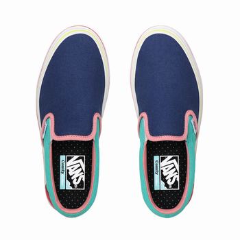 Damske Slip On Tenisky Vans Ramp Tested Super ComfyCush Námornícka Modrá/Ruzove VA28SOMDQ